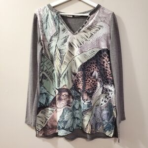 Akemi + Kin - Fauna Henley Wild Cat - Size S